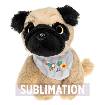 Plush dog pug | Aksel