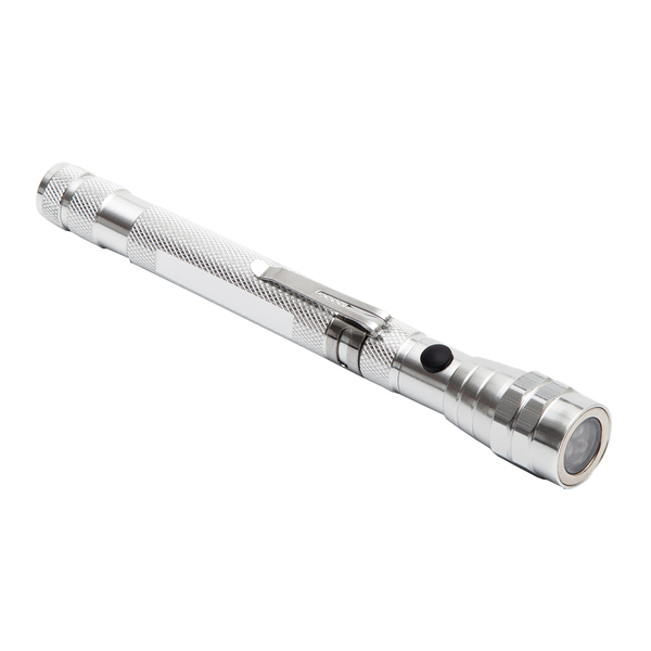 CLOSEUP telescopic flashlight,  silver