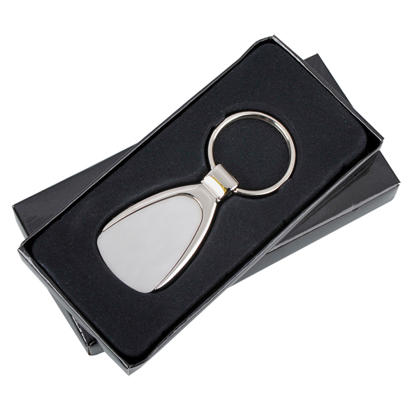 IDEA metal key ring,  silver