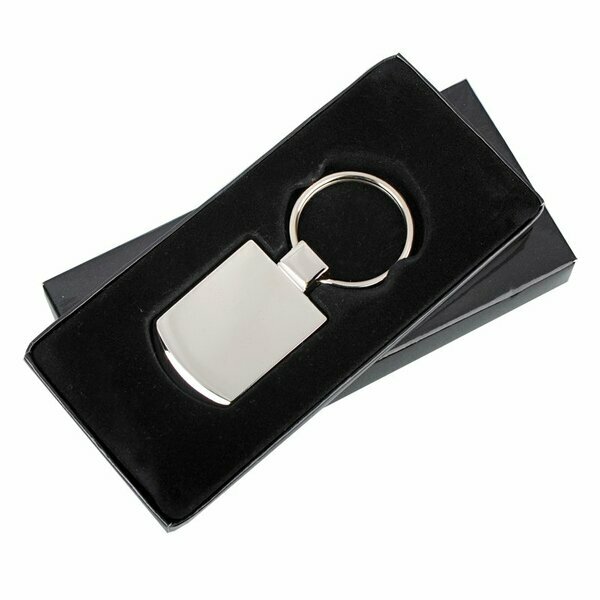 STARK metal key ring,  silver