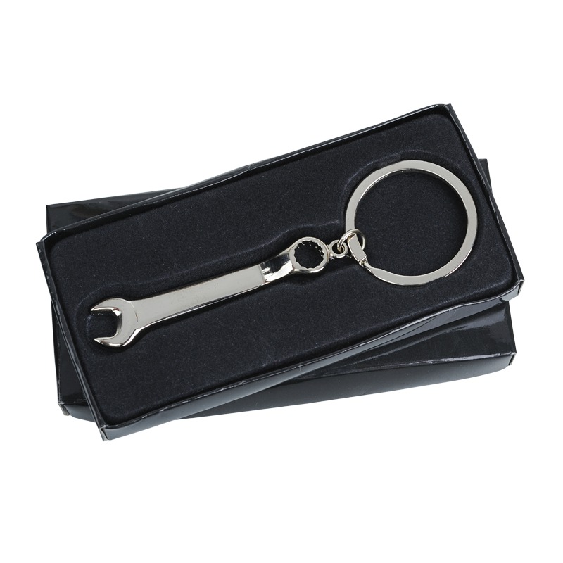 SPANNER metal key ring,  silver