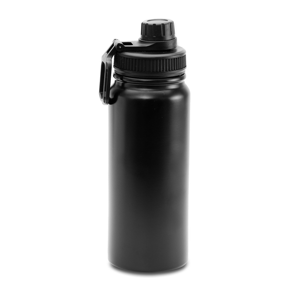 SILVES vacuum bottle 600 ml, black