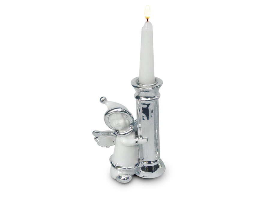 CANDLE-HOLDER ANGELET - h=130 mm