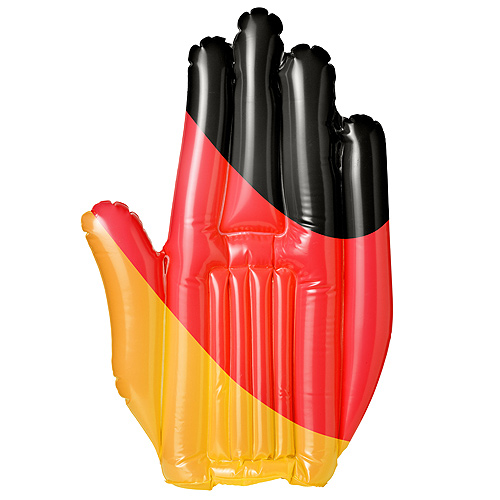 Inflatable waving hand 