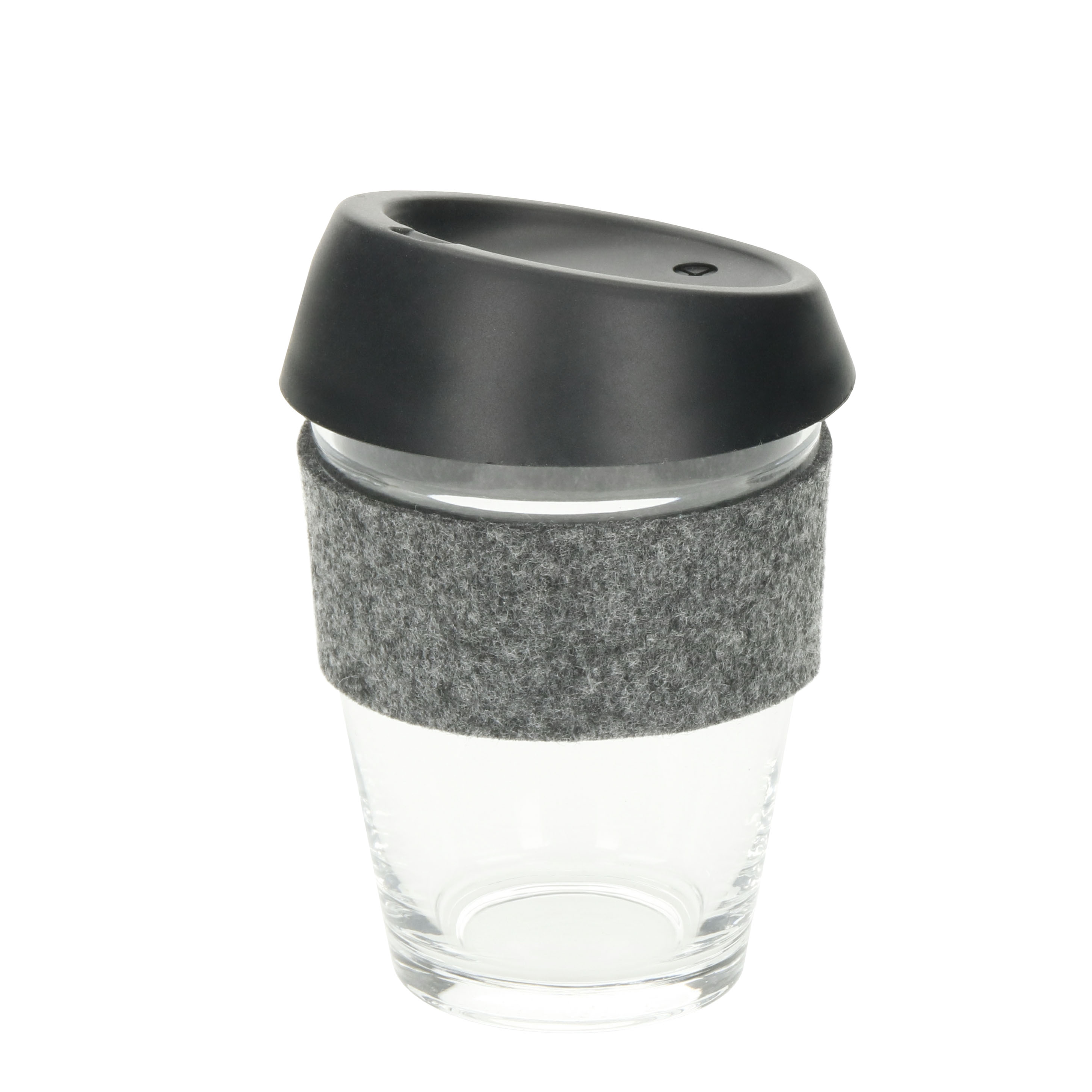 Glass coffee cup 