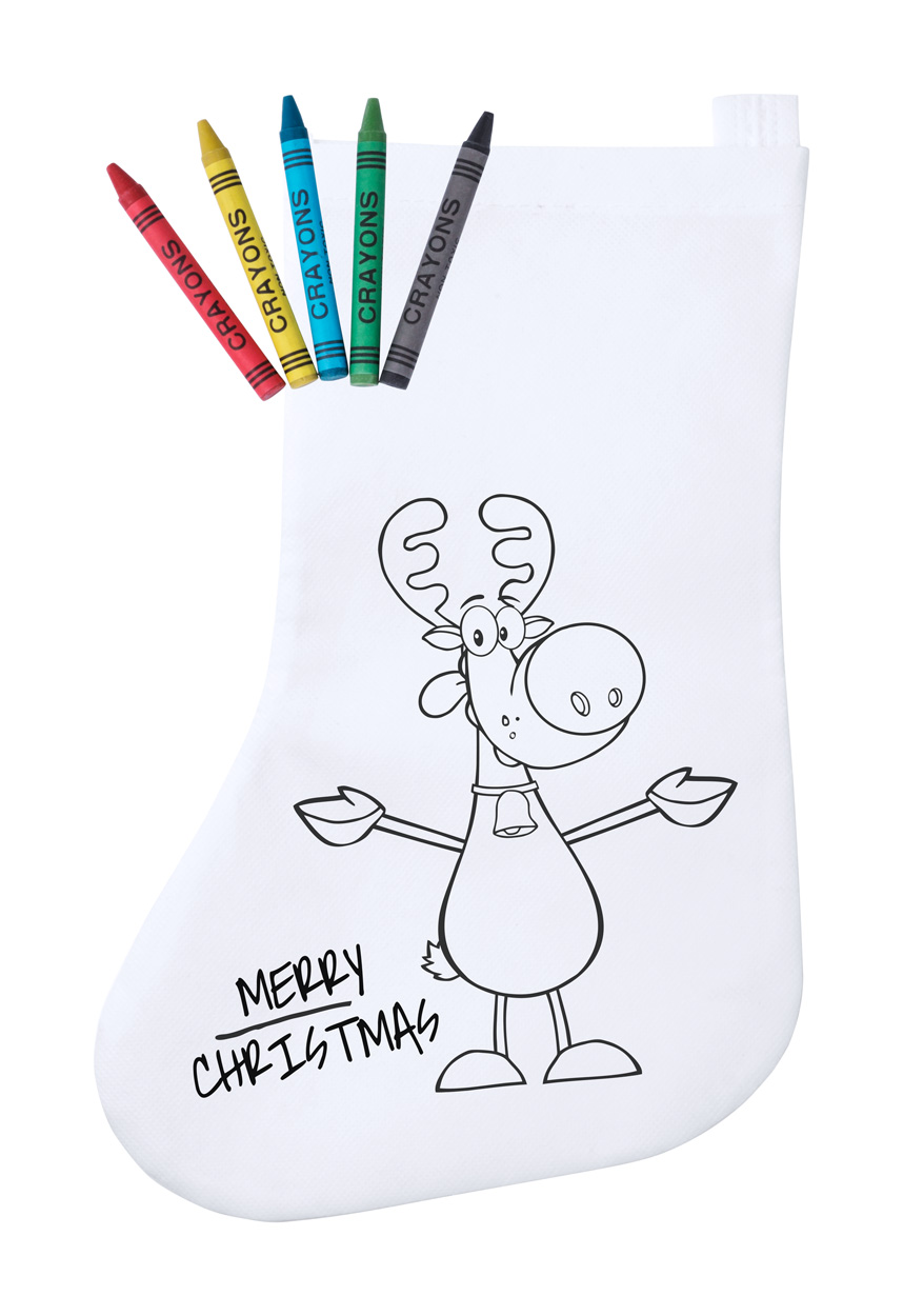 Plicom colouring Christmas stocking