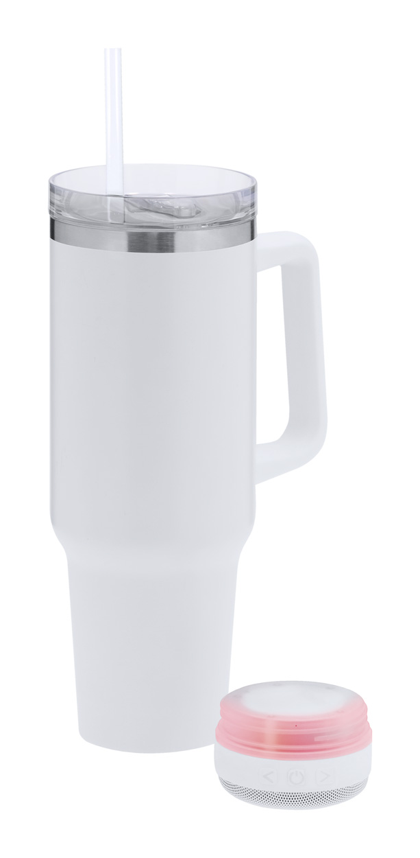 Tracir thermo mug with speaker