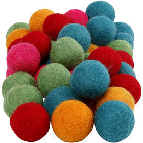 Felt balls