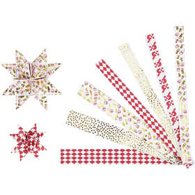 Paper star strips