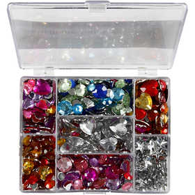 Rhinestones in Display Box