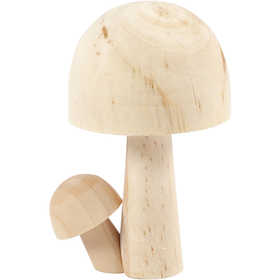 Wooden Mushrooms