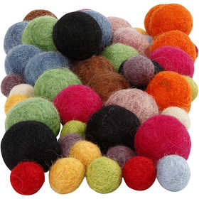 Felt balls