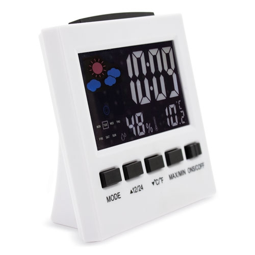 CLOCK WEATHER STATION MAXIMUM