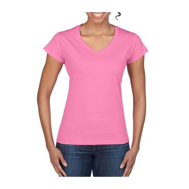 SOFTSTYLE® LADIES' V-NECK T-SHIRT