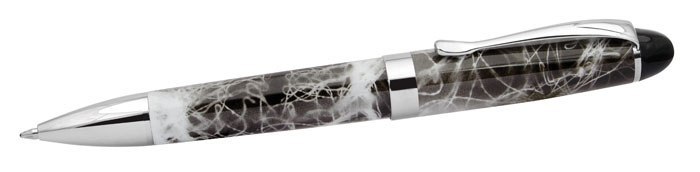 BALLPOINT PEN METAL - MARBLED GREY