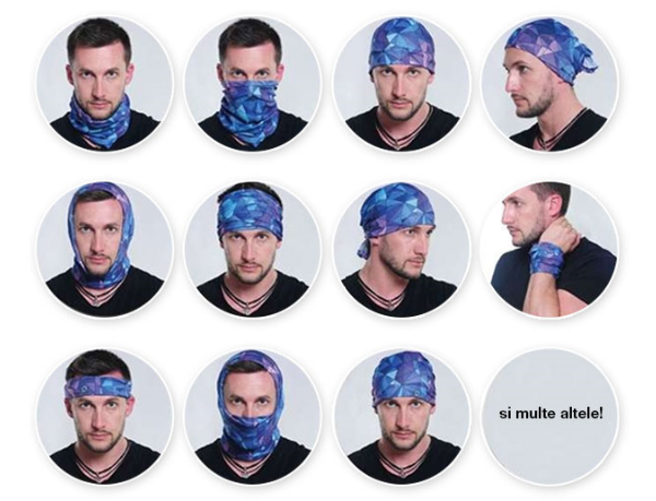 Colorful multifunctional tubular bandana