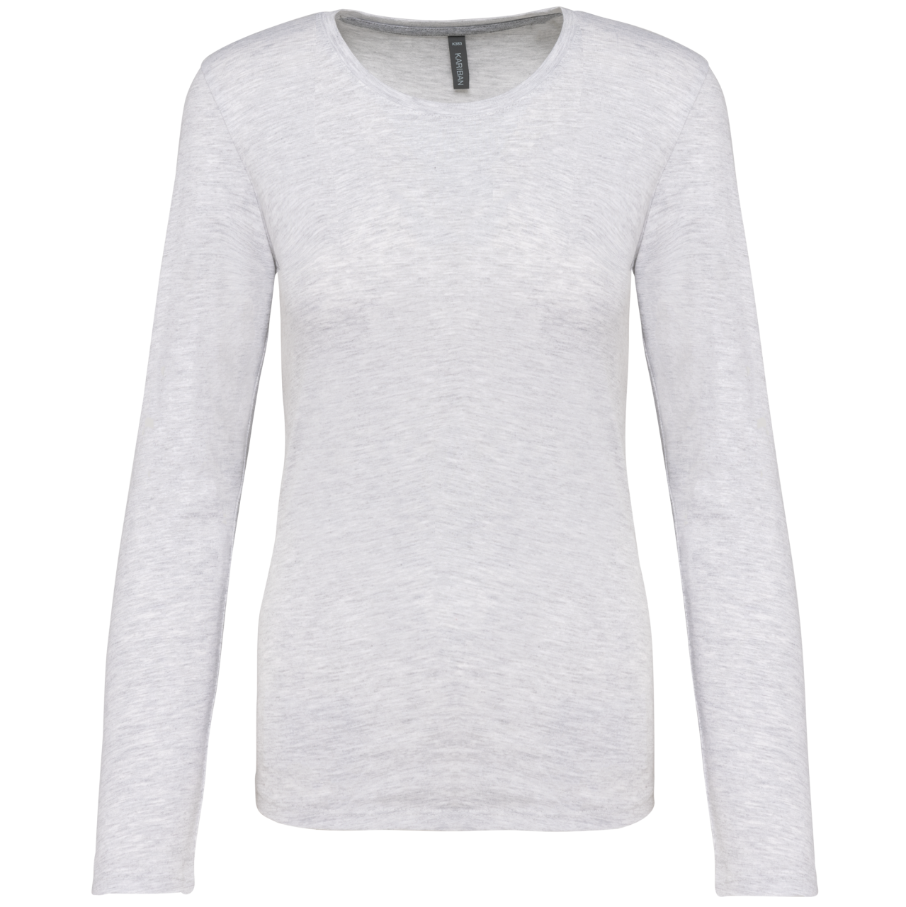 LADIES' LONG-SLEEVED CREW NECK T-SHIRT