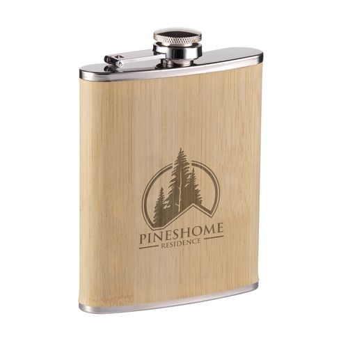 Hipflask Bamboo 200 ml drinking bottle