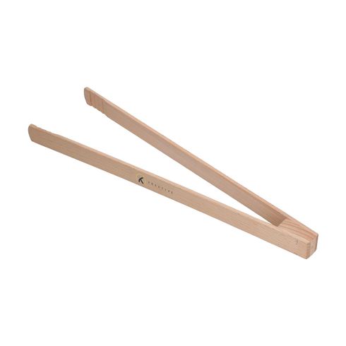 Pinza wooden BBQ tongs