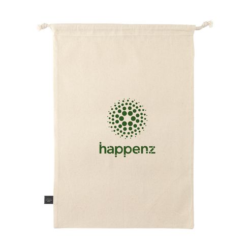 Gift Pouch Natural GRS Recycled Cotton (150 g/m²) L