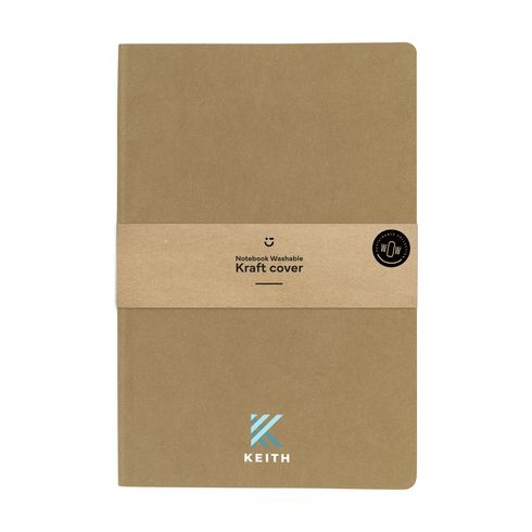 Paper Notebook GRS Washable Kraft Cover A5