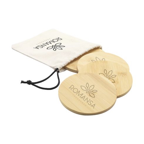 Bamboo Coaster Set