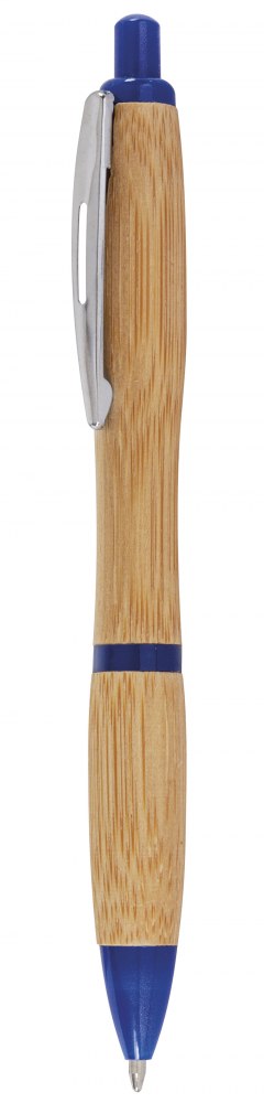 BALL PEN BAMBOO PARTS IN BLUE