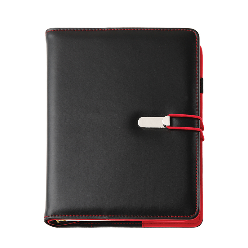 Agenda de lux CLIO Nero/Rosso, 15 x 21 cm