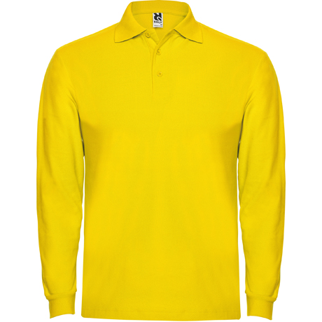 LONG SLEEVE ESTRELLA POLO SHIRT S/XXXL YELLOW OUTLET