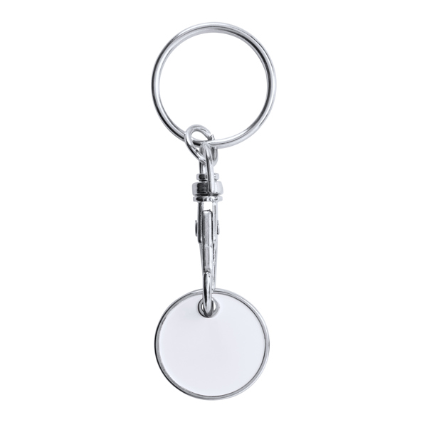 TONIC COIN KEYCHAIN WHITE