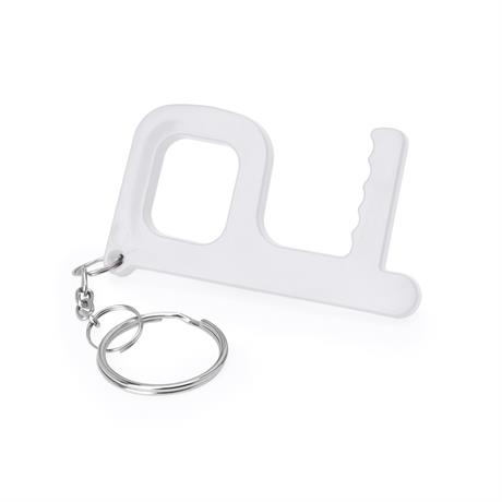 DALTON NO-TOUCH KEYRING WHITE