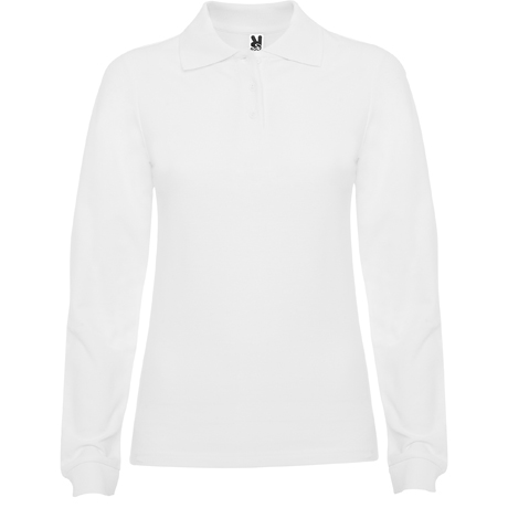 ESTRELLA WOMAN LONG SLEEVE POLO SHIRT S/S WHITE