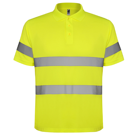 AV POLARIS POLO SHIRT S/S FLUOR YELLOW