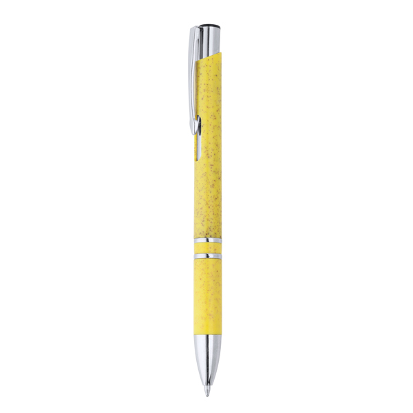 HAYEDO METAL/WHEAT STRAW FIBER BALLPEN YELLOW