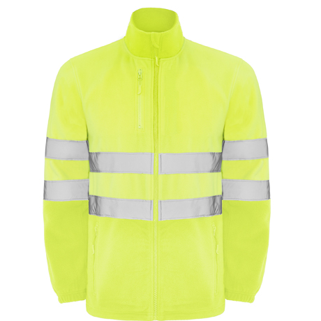 AV ALTAIR FLEECE JACKET S/S FLUOR YELLOW