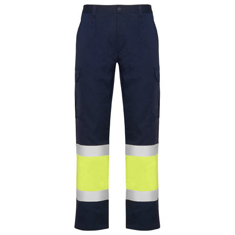 HV TROUSER SUMMER NAOS SIZE/38 NAVY/FLUOR YELLOW FLUOR