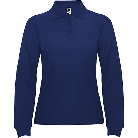 ESTRELLA WOMAN LONG SLEEVE POLO SHIRT S/S ROYAL BLUE