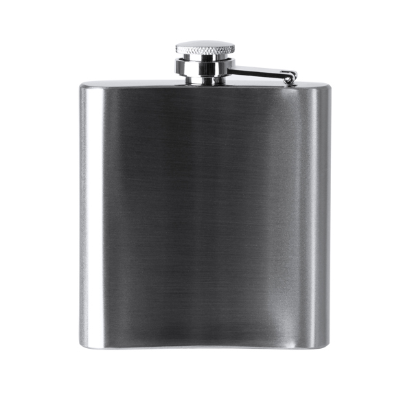 HIP FLASK WALKER SILVER