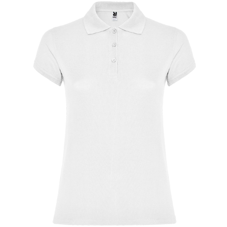 STAR WOMAN POLO SHIRT S/S WHITE