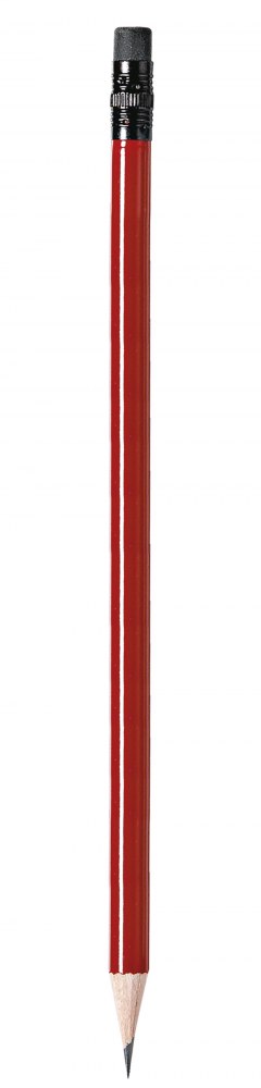 PENCIL RED d=7,3 length 190 - MIN.100PCS