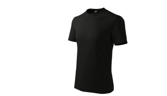 Tricou classic unisex negru XL