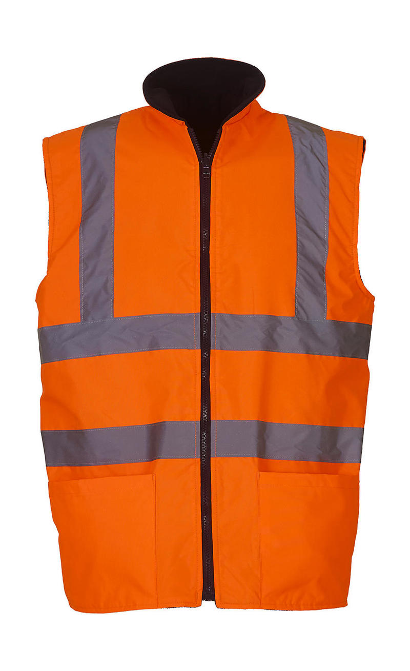 Fluo Fleece Reversible Bodywarmer