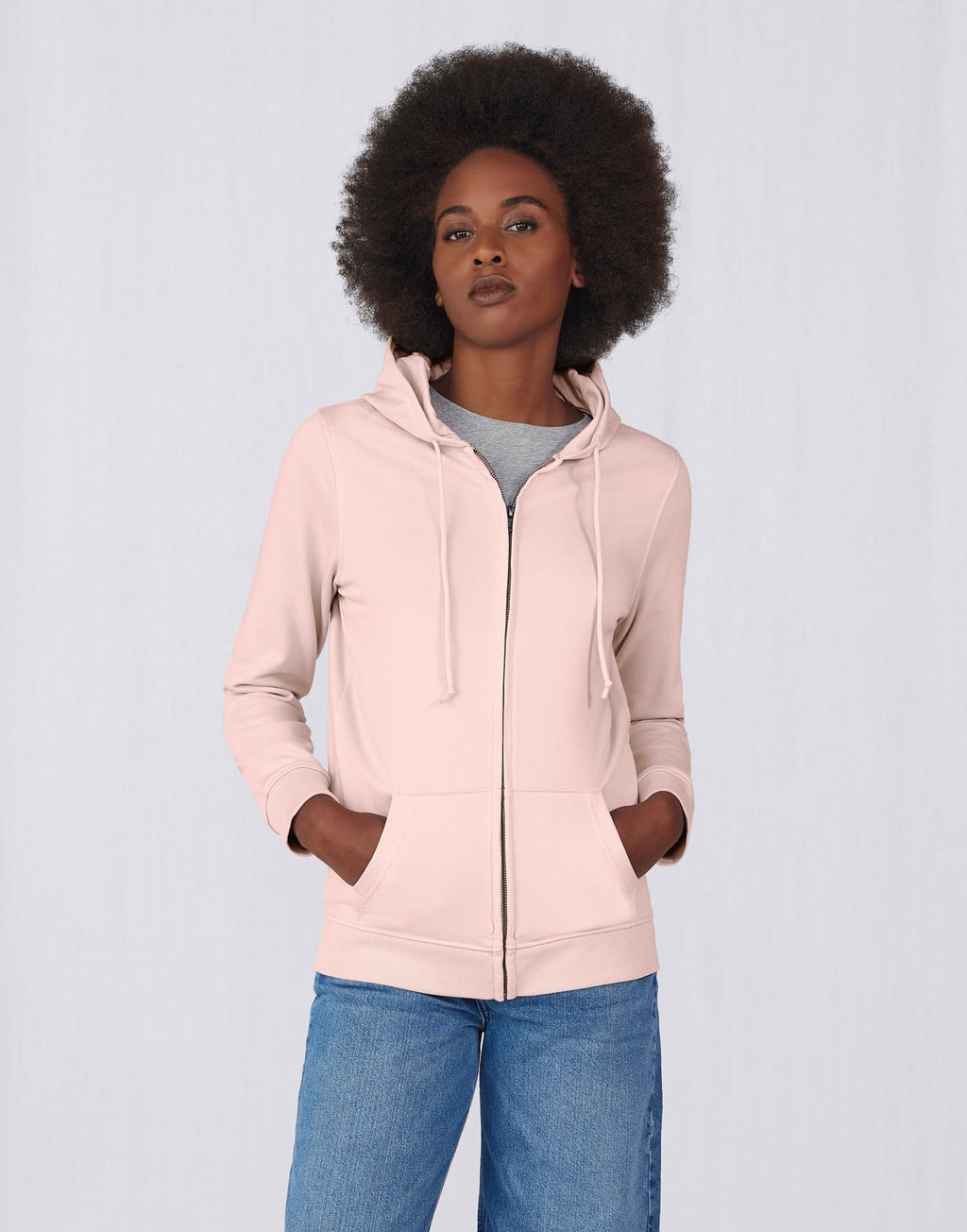 Organic Inspire Zipped Hood /women