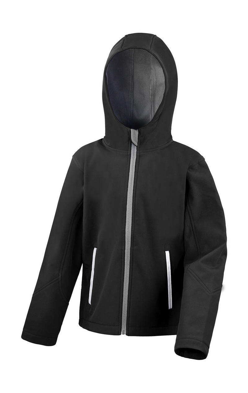 Kids TX Performance Hooded Softshell Jacket