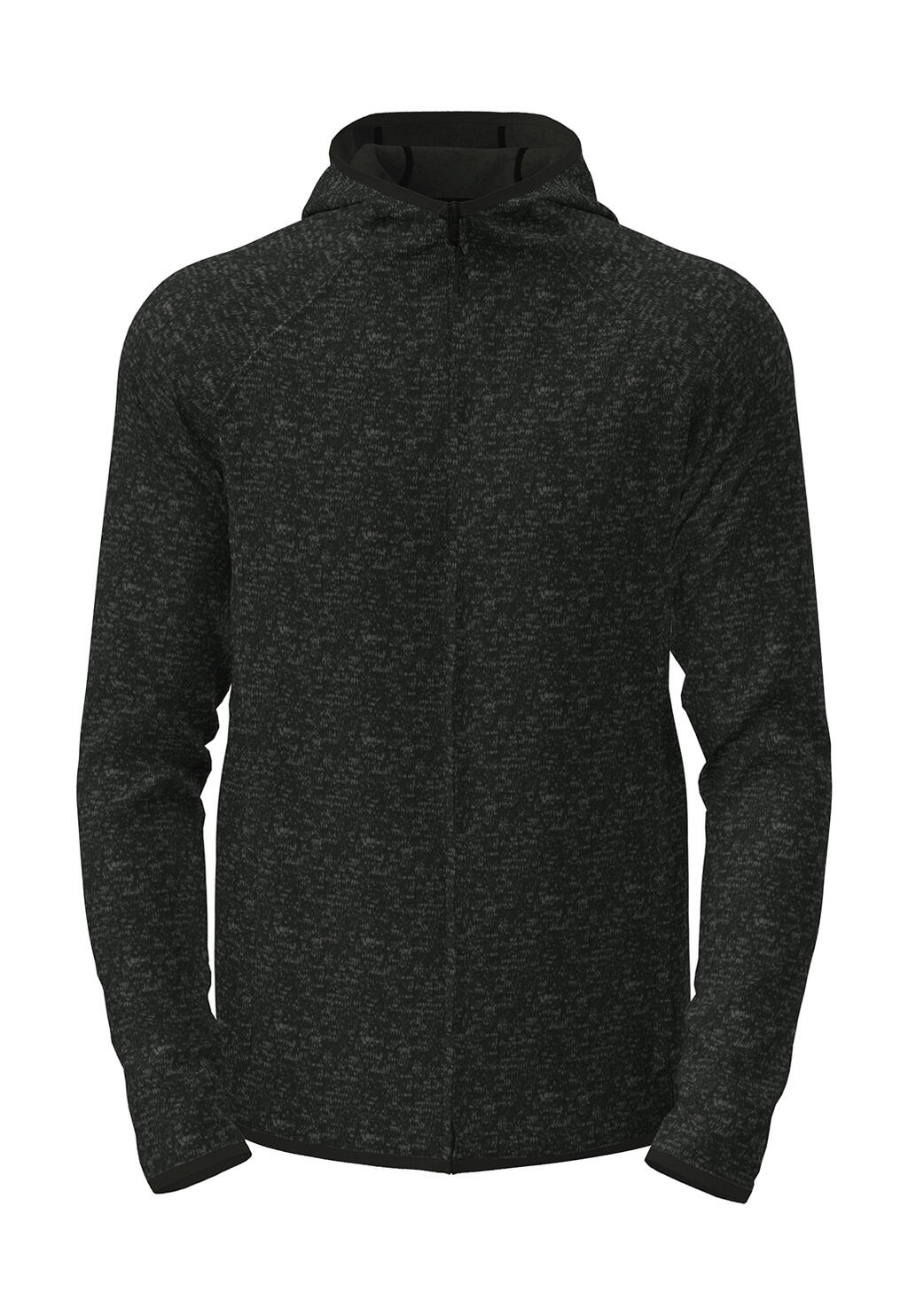 Lux Hooded Knit Fleece Jacket for men