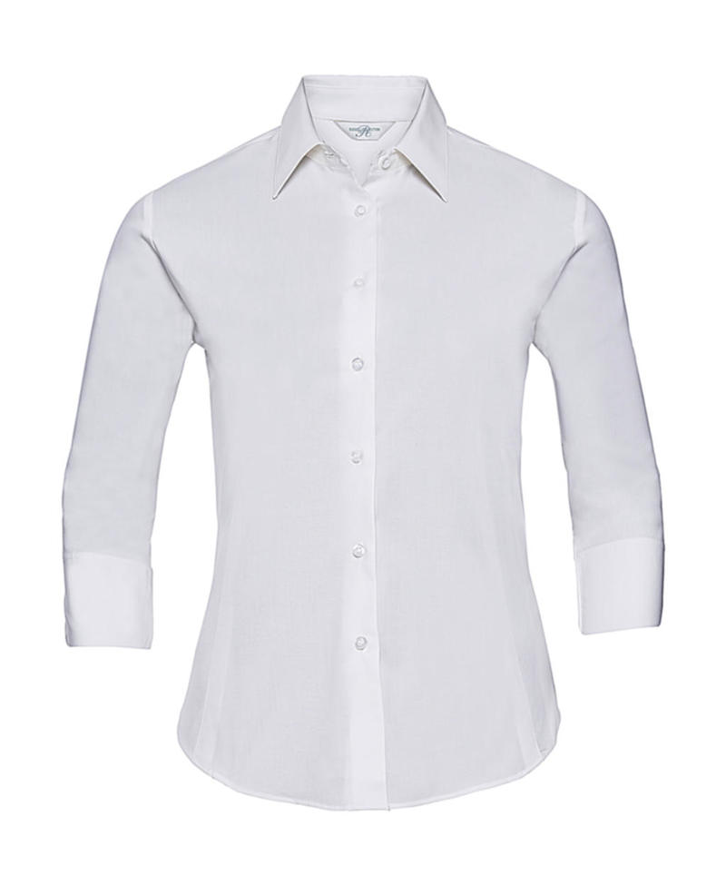 Ladies' 3/4 Sleeve Easy Care Fitted Shirt