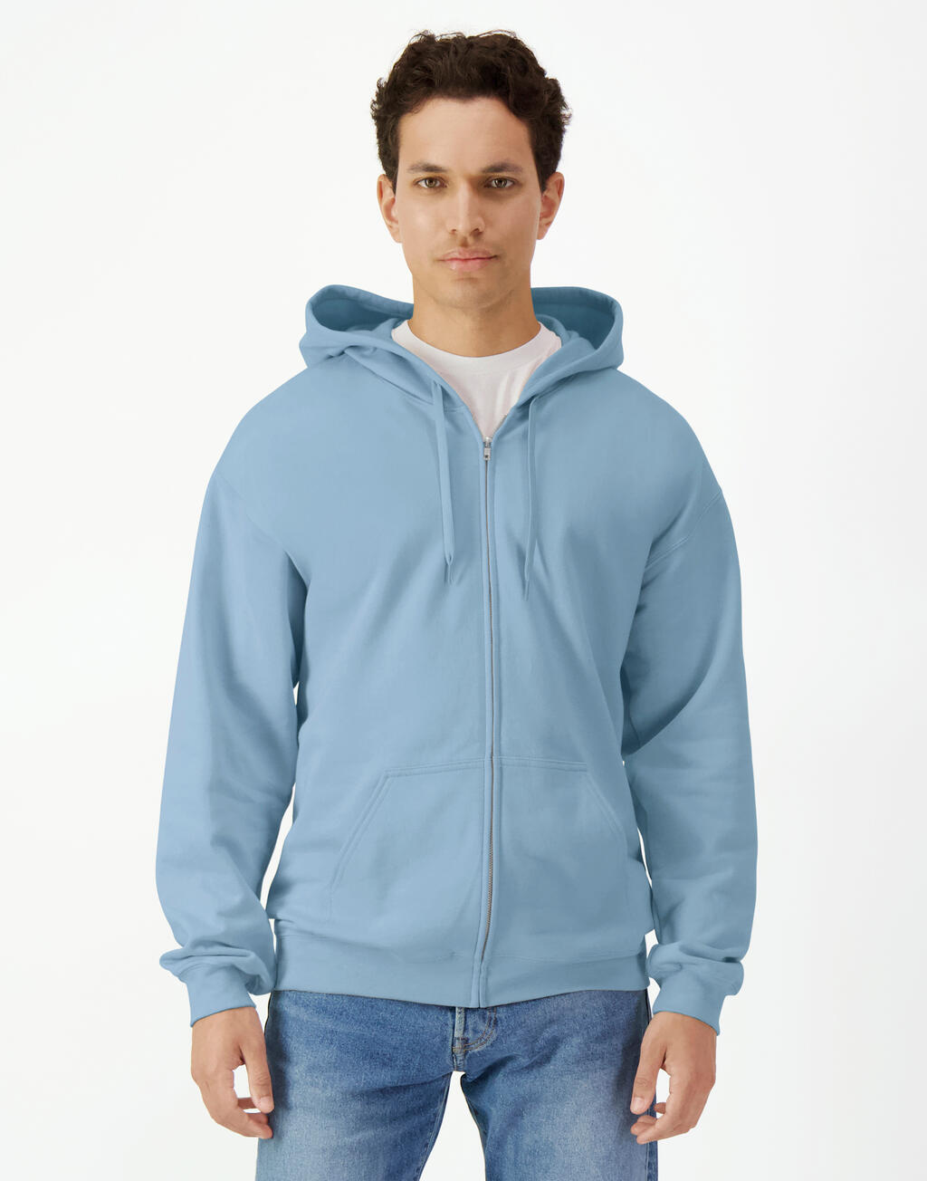 Softstyle Midweight Full Zip Hooded Sweat