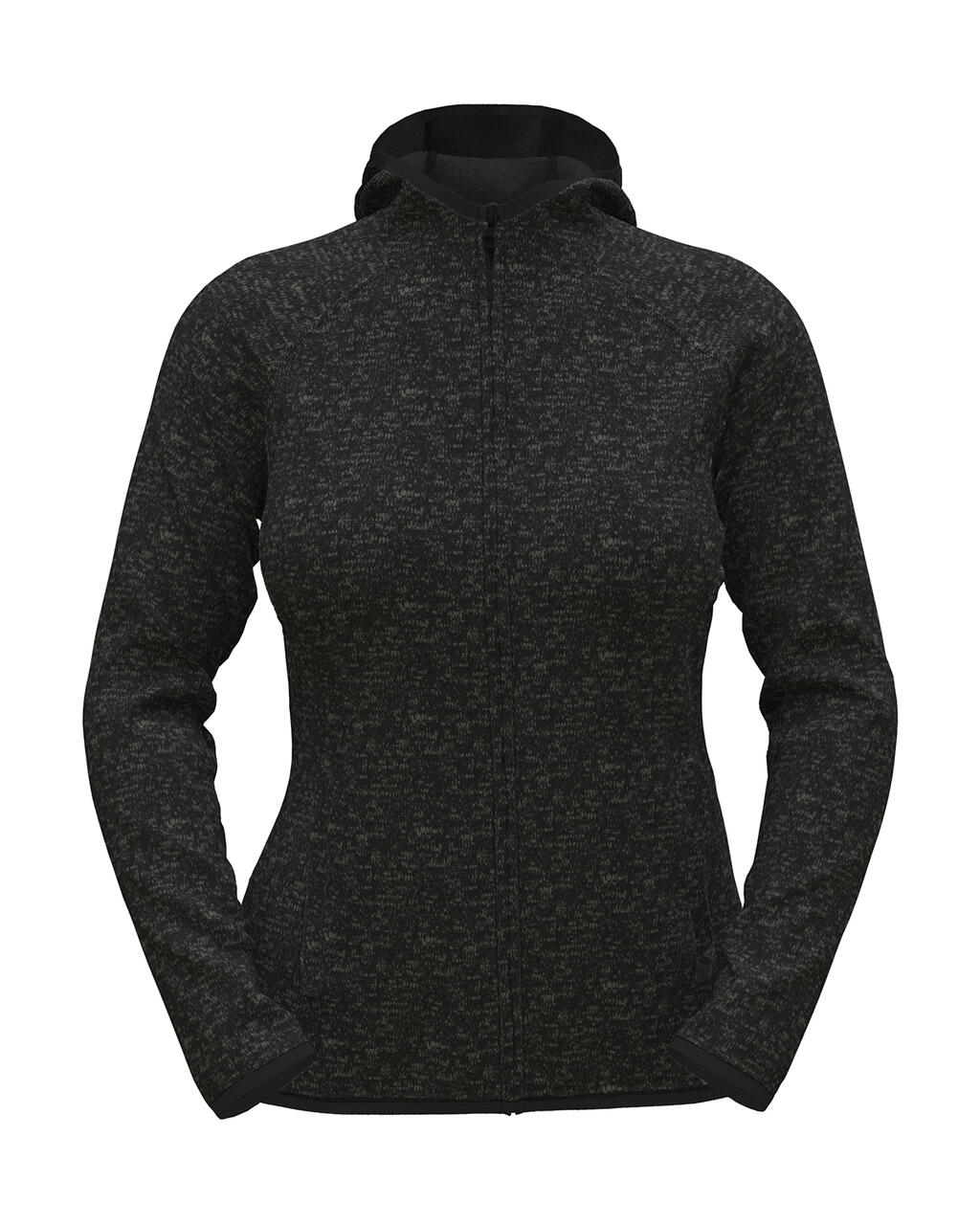 Lux Hooded Knit Fleece Jacket for women