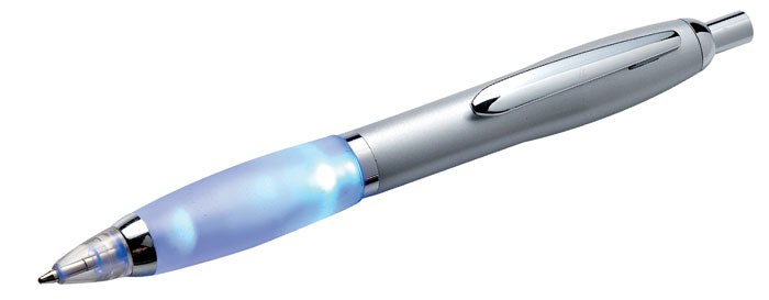 BALLPOINT METAL GREY /  BLUE LIGHT