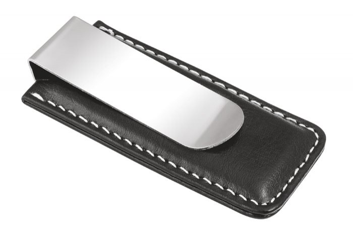 MONEY CLIP METAL AND PU